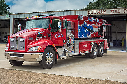 Quitman Fire区，La，USA